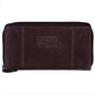 Ladies' RFID Clutch Wallet Brown