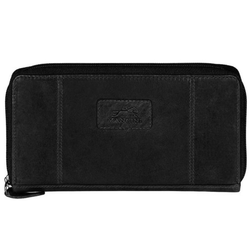Casablanca Ladies' RFID Clutch Wallet Black