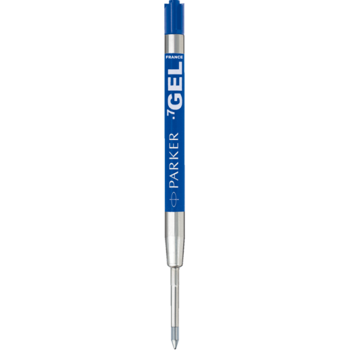 Parker Gel Pen Refills, Medium Tip (0.7mm), Blue QUINK Ink, 2 Count