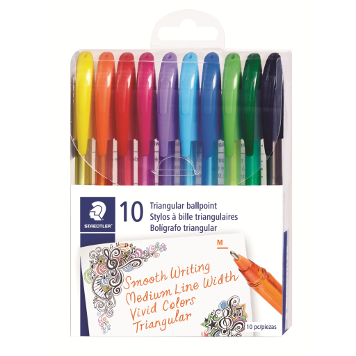 4320-MTB10 STAEDTLER-Mars Limited PEN COLORSTICK ASS.CARD