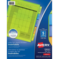 11900 PLASTIC DIVIDERS, 5 TAB, 1 SET, MULTICOLOUR