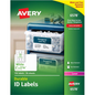 6578 TRUEBLOCK DURABLE I.D. LABELS, 2 5/8" X 2", PERMANENT,