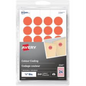 2347 Avery® Removable Colour Coding Labels for Laser Printers, ¾"  Neon Red / Removable