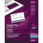 NAME BADGE LABELS, CARD REFILLS 3 1/2" X 2 1/4", 50 SHE