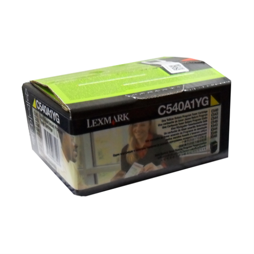 Lexmark C54x,X54x Yellow Return Program 1K Toner Cartridge
