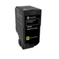 Lexmark74C10Y0  CS720,CS/CX725 Yellow Return Program 3K Toner Cartridge