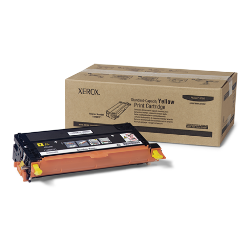 Xerox 113R00721 Yellow Standard Capacity Print Cartridge Phaser 6180 Series