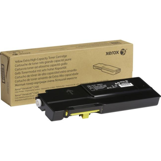 Genuine Xerox Extra High Capacity Yellow Print Cartidge for C400/C405, 8,000 pages