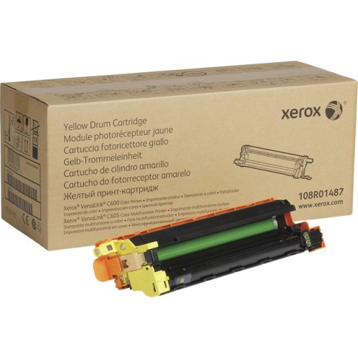 Xerox Versalink C600/C605 Drum Cartridge, Yellow (108R01487)