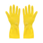 Rubber Gloves Flocklined  Yellow X-Large Extended Cuff - (12 pairs)