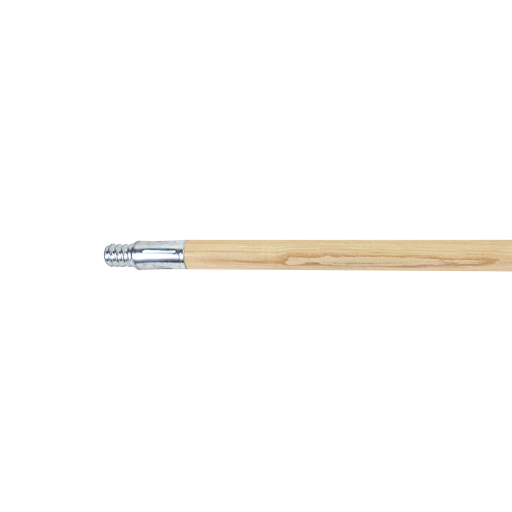 15/16" x 54" Threaded Metal-Tip Lacq Wood Handle