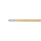 15/16" x 54" Threaded Metal-Tip Lacq Wood Handle