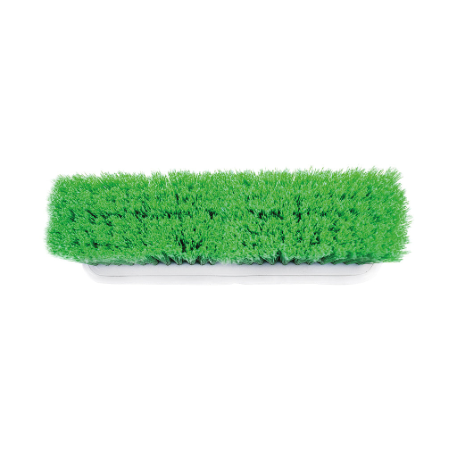 10" Vehicle Brush with Bumper Green Fiber (No handle)
