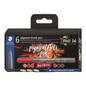 Pigment Brush Pen Reds&Browns 6Pcs