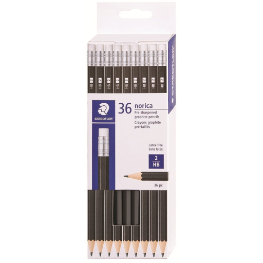 Pencil Norica blackHB 36pk FSC 100%