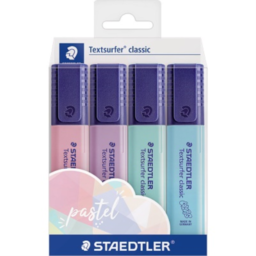 Highlighter Textsurf.pa.4pcs.wallet