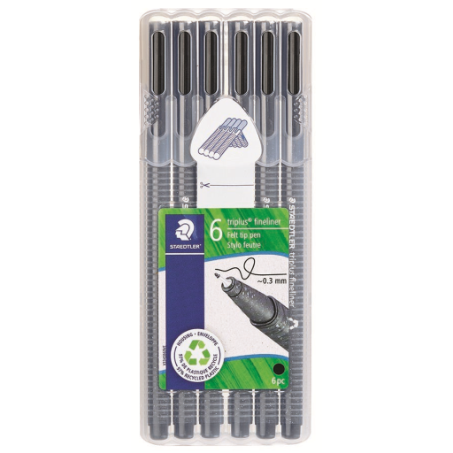 Fineliner Triplus Rpp 0.3Mm Black