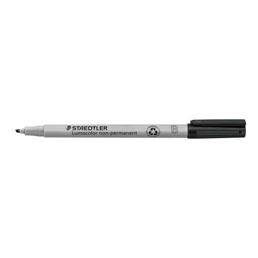 312-9 STAEDTLER-Mars Limited LUMO.MARKER CHISEL WASH.BLACK