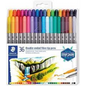 72-Pack Double Ended Fibre Tip Pens