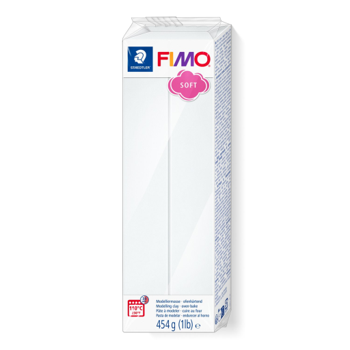 Mod. clay Fimo soft 454g white