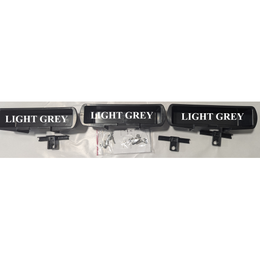 TITAN 3 CONTAINERS AND HOOKS LIGHT GREY KIT, SCREWS FOR SHELF WITH WHITE PANELS