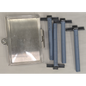 TITAN 5 TIER DRAINING PIPE KITS WITH BLACK HOOKS