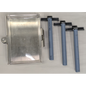 TITAN 4 TIER DRAINING PIPE KITS WITH BLACK HOOKS