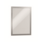 DURABLE Self-Adhesive Magnetic DURAFRAME Document Sign Holder, Letter-Size 8-1/2" x 11", Silver, 2 Pack (476823)