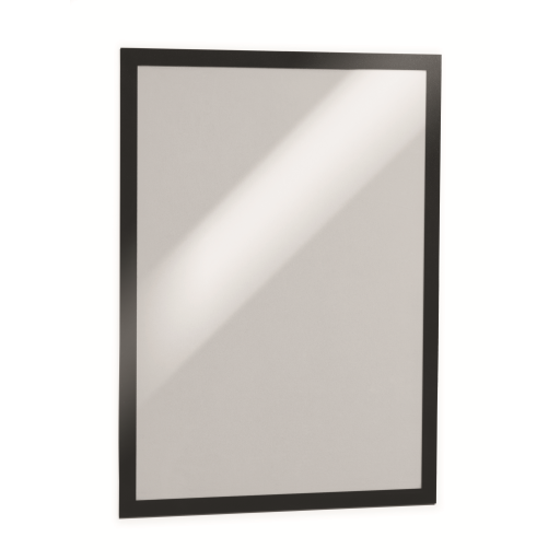 DURABLE Self-Adhesive Magnetic DURAFRAME Document Sign Holder, Tabloid Size 11" x 17", Black, 2 Pack (476901)