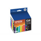 T124120BCS Epson 124 Combo Black and Color Original Ink Cartridge