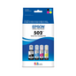 EPSON T502 Dye Color Black and Color Combo Pack / ET-2700, ET-2750, ET-3700, ET-3750, ET-4750