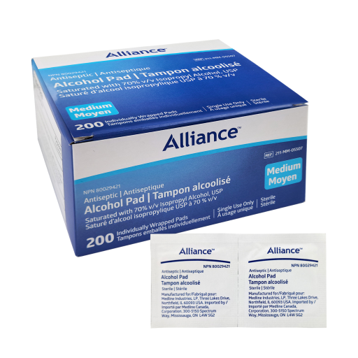 Alliance® Alcohol Prep Pads, 200/pack