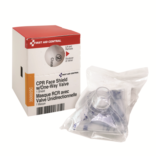 CPR Face Shield w/One-Way Valve