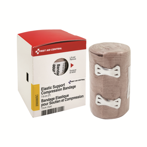 Elastic Wrap Bandage, 7.6 cm (3")