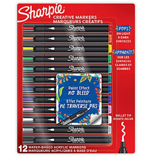 SHARPIE CREATIVE MKR ASST 12/PK