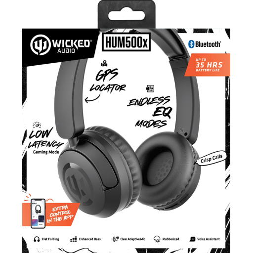 Hum 500x BT Headphone Black