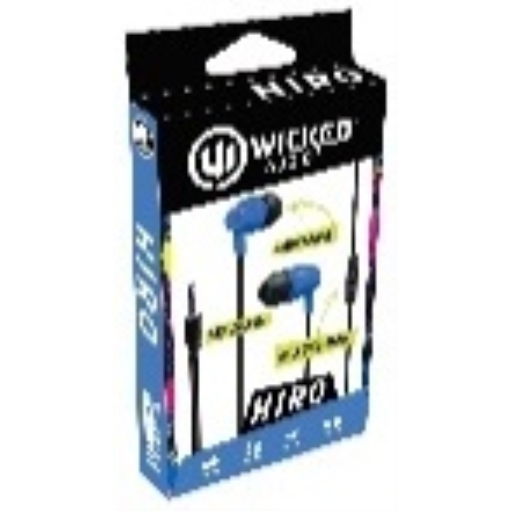 Hiro Earbud w/ Mic, Blue