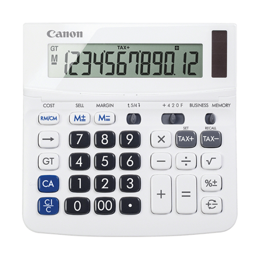 9607B001 Canon WS-220TSG White 12-digit Display