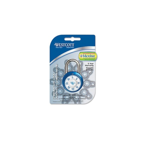 Combination Lock with Antimicrobial Protection - 2 Colours, 48mm/ 1-7/8? / 
Cadenas ? combinaison antimicrobien, 2 couleurs, 48mm/1-7/8 po