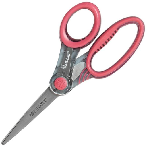 8? X-Ray? Antimicrobial Scissors - Pink / 
Ciseaux X-Ray? antimicrobiens de 8 po - rose