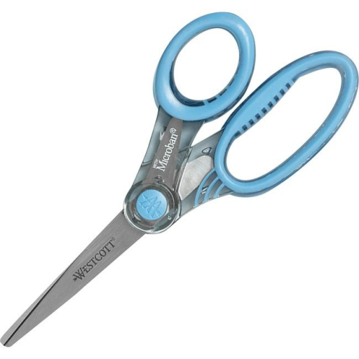 8? X-Ray? Antimicrobial Scissors - Blue / 
Ciseaux X-Ray? antimicrobiens de 8 po - bleu