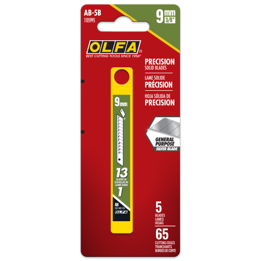 9mm AB-5B Snap Blades, 5pk