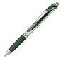 EnerGel Retractable Gel Roller, (0.7mm) Metal Tip, Forest Green Ink