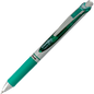 EnerGel Retractable Gel Roller, (0.7mm) Metal Tip, Green Ink