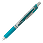 EnerGel Retractable Gel Roller, (0.7mm) Metal Tip, Turquoise Ink