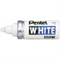 White Permanent Marker, Broad Point (6.6mm)