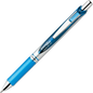 EnerGel Retractable Gel Roller, (0.7mm) Metal Tip, Sky Blue Ink