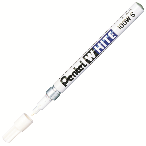 White Marker Permanent, Fine Point (2.0mm)