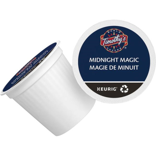 COFFEE-K CUP TIMOTHY'S MIDNIGHT MAGIC EXTRA BOLD ROAST-01026 24/BX