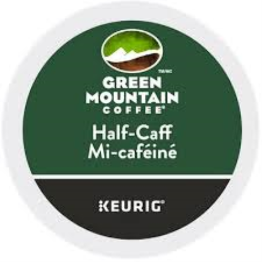 COFFEE-K CUP GREEN MOUNTAIN HALF-CAFF MEDIUM ROAST 24/BX